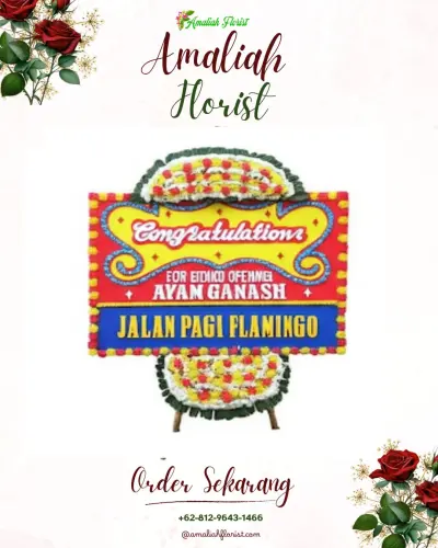 Bunga Papan Congratulation di Ketabang